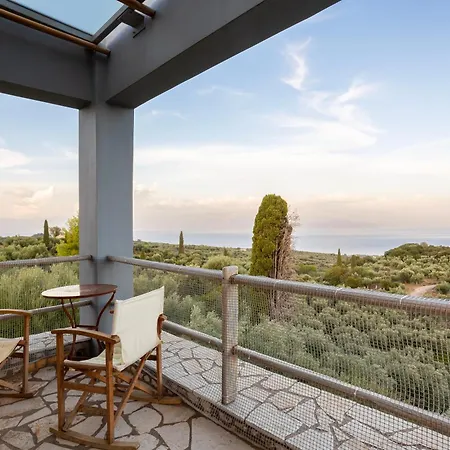 Stone Farmhouse In Groves - Sea & Mountain Views Kalamaki  Exterior photo